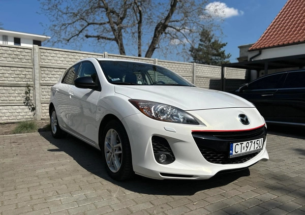 Mazda 3 cena 28800 przebieg: 98000, rok produkcji 2013 z Toruń małe 29